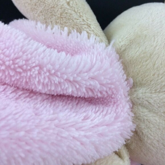 Baby Gear Pink Lovey Plush Teddy Bear I Love Heart Hugs Security Blanket AS IS - Picture 10 of 12